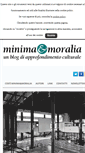 Mobile Screenshot of minimaetmoralia.it